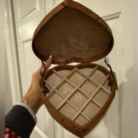 Brighton Suede Heart Shaped Jewelry Box - Picture 6 of 11